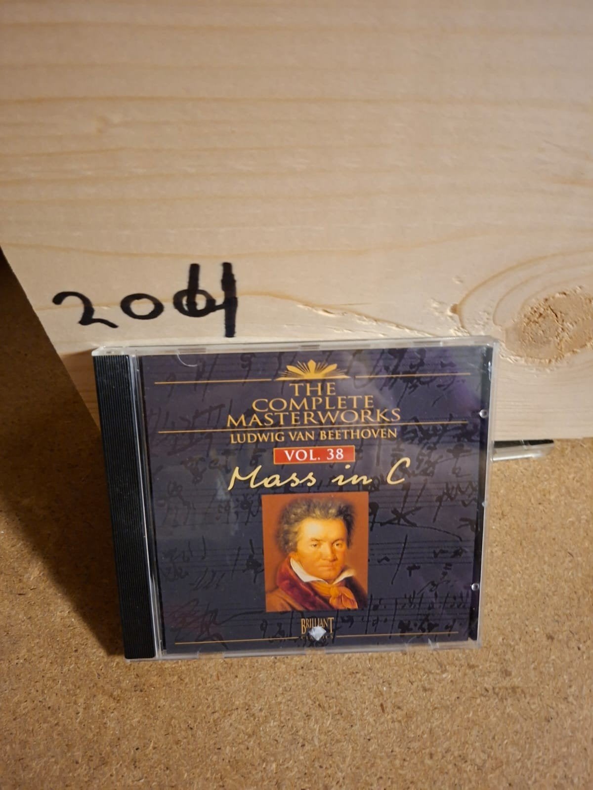 Beethoven: Mass in C - The Complete Masterworks Vol. 38 CD, Ophalen of Verzenden, Zo goed als nieuw, Classicisme, Inclusief doosje