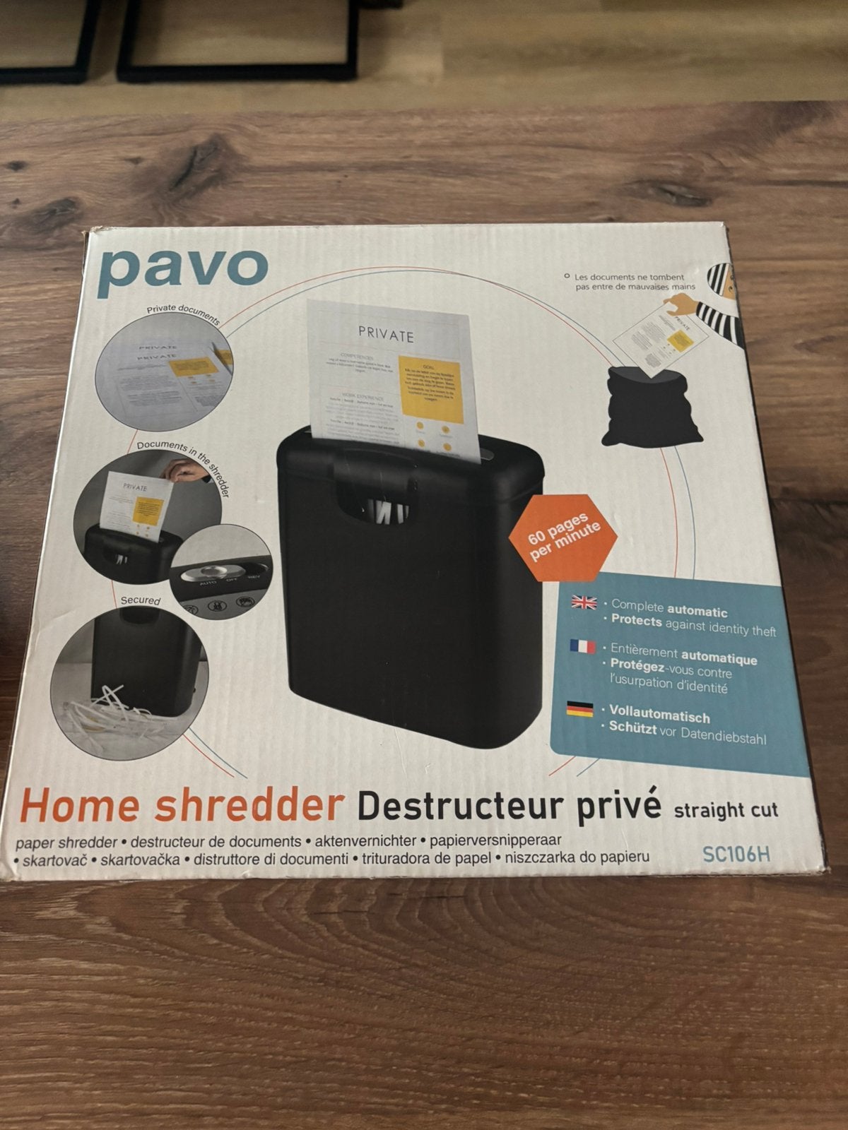 Pavo papierversnipperaar, Ophalen of Verzenden, Zo goed als nieuw