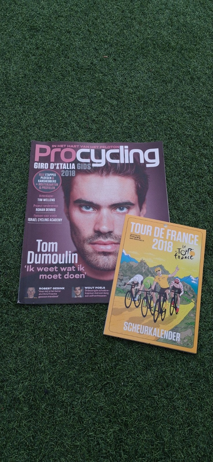 Procycling Magazine & Tour de France Scheurkalender 2018, Ophalen, Zo goed als nieuw, Sport en Vrije tijd