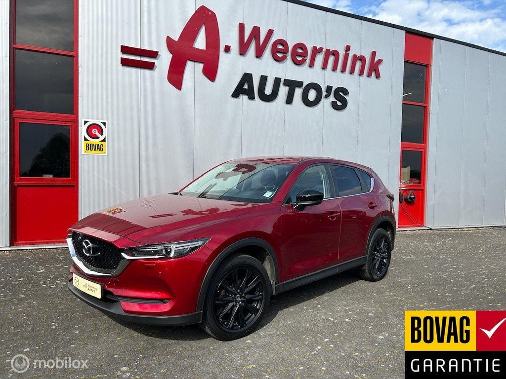 Mazda CX-5 2.0 SkyActiv-G 165 G Kangei 360 Camera Leder Elec, Auto's, Voorwielaandrijving, 1380 kg, Zwart, 4 cilinders