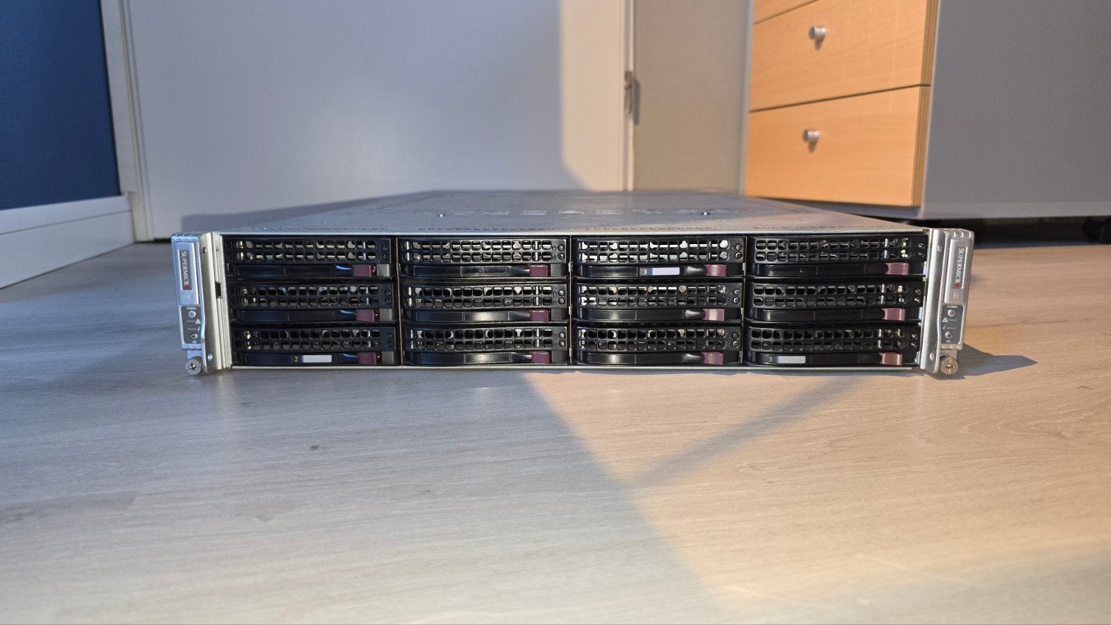 Supermicro 2U Twin Server (2 Nodes) – 4x Xeon L5640 – 124GB, Computers en Software, Ophalen, Gebruikt, 2 tot 3 Ghz, Hot swappable onderdelen
