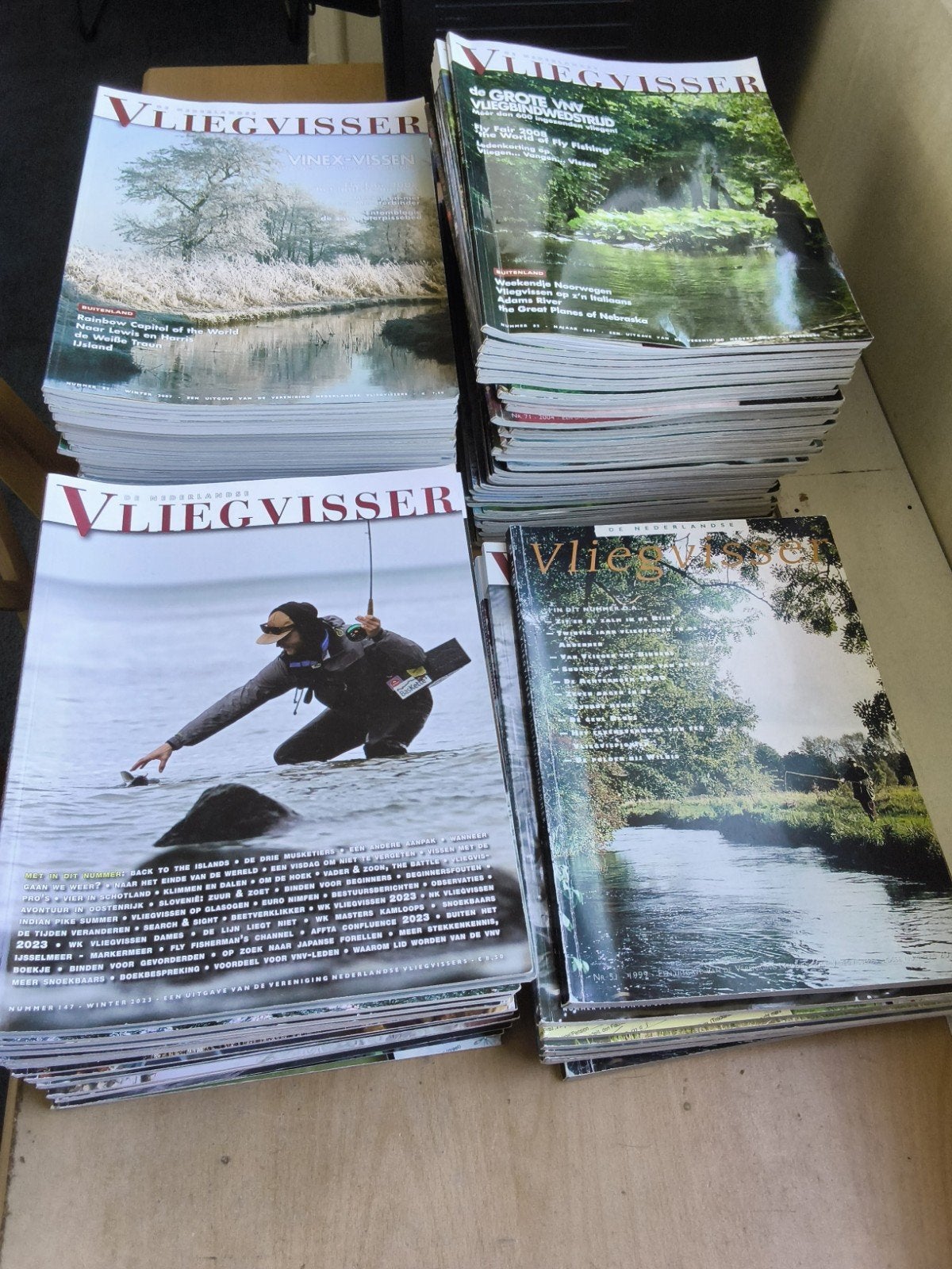 De Nederlandse Vliegvisser, Ophalen, Zo goed als nieuw, Overige typen