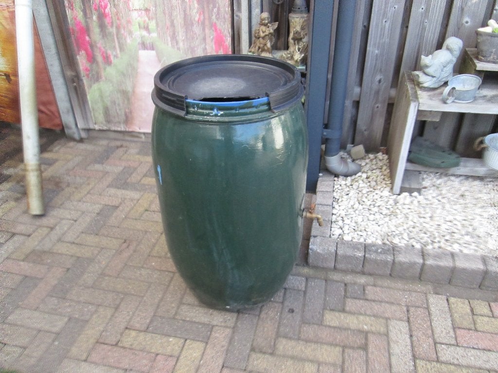 pvc regen ton met kraantje   10euro, Ophalen, Kunststof, Gebruikt, Met kraantje