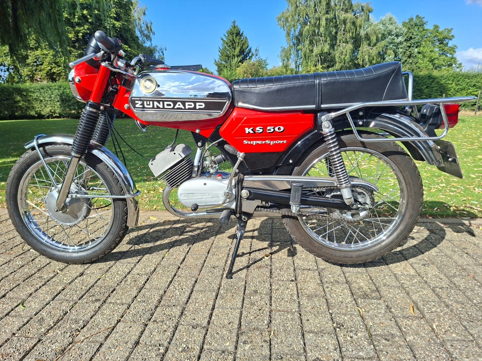 Zündapp ks 50 1975 5 bak Nieuwstaat, Fietsen en Brommers, Brommers | Zundapp, KS50, Ophalen of Verzenden, Zo goed als nieuw, 50 cc