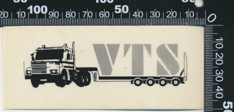 Sticker: VTS - Scania, Verzamelen, Ophalen of Verzenden, Zo goed als nieuw, Bedrijf of Vereniging