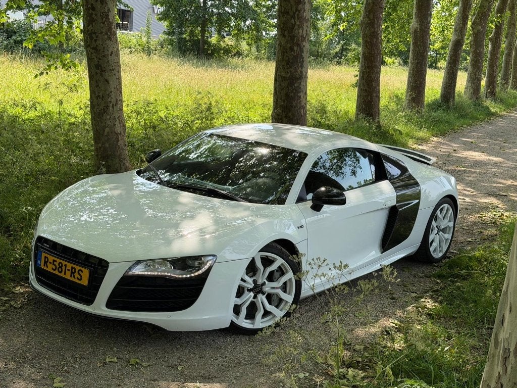 Audi R8 5.2 FSI / Keramische schijven / Vol in de opties!, Auto's, Automaat, Zwart, 5204 cc, Alcantara