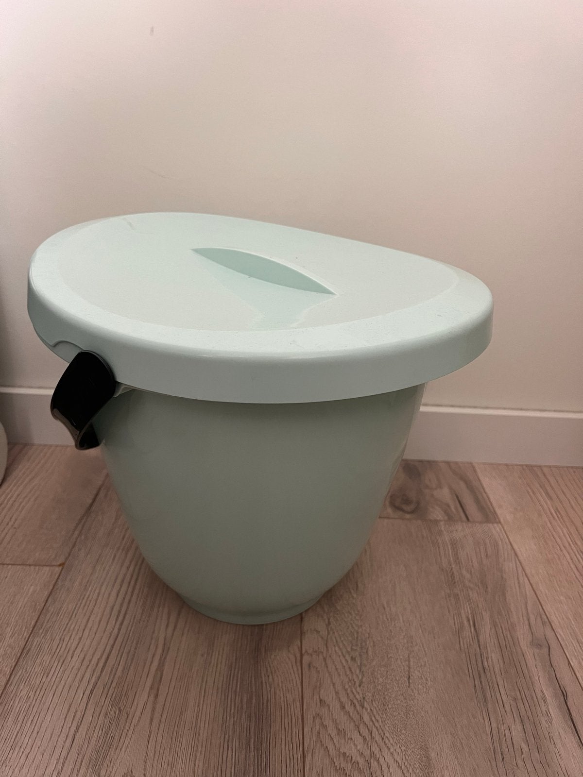 Mintgroene luieremmer, Kinderen en Baby's, Badjes en Verzorging, Ophalen, Gebruikt, Luieremmer
