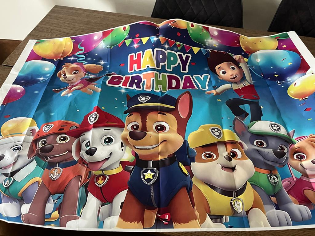 Paw Patrol versieringspakket, Ophalen of Verzenden, Zo goed als nieuw, Versiering, Verjaardag