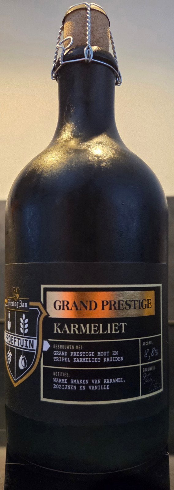 Hertog Jan proeftuin Grand Prestige Karmeliet, Verzamelen, Biermerken, Ophalen, Nieuw, Flesje(s), Hertog Jan