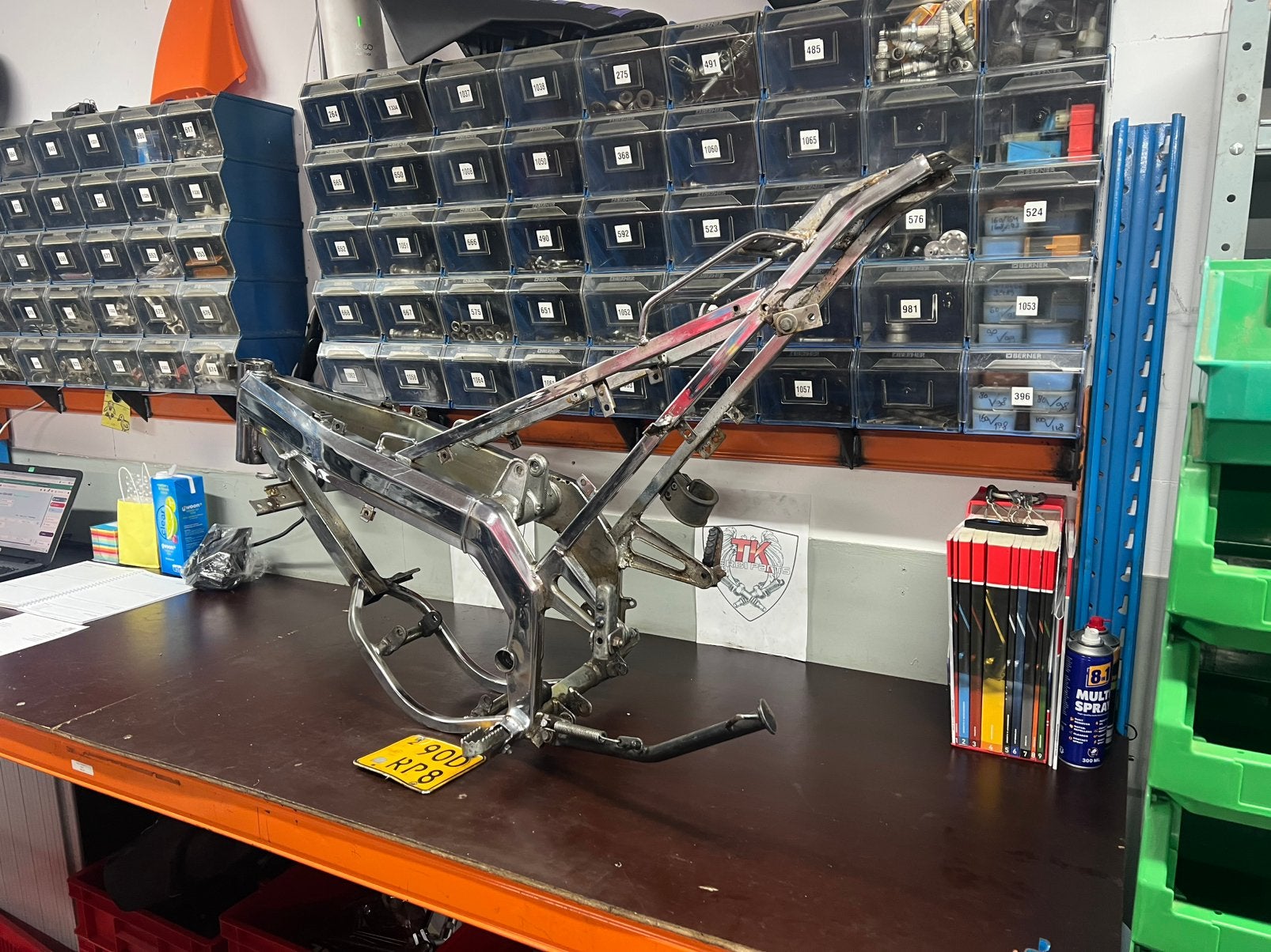 Derbi black edition frame, Ophalen, Frame, Gebruikt, Derbi