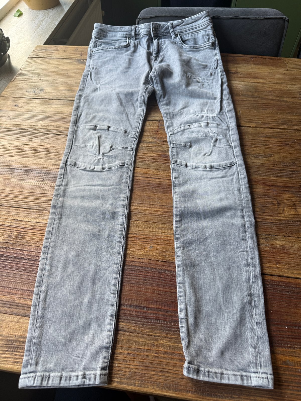 Refill Leroy Skinny Fit Jeans - Grijs W33/L34, Ophalen of Verzenden, Gedragen, Grijs, W33 - W34 (confectie 48/50)