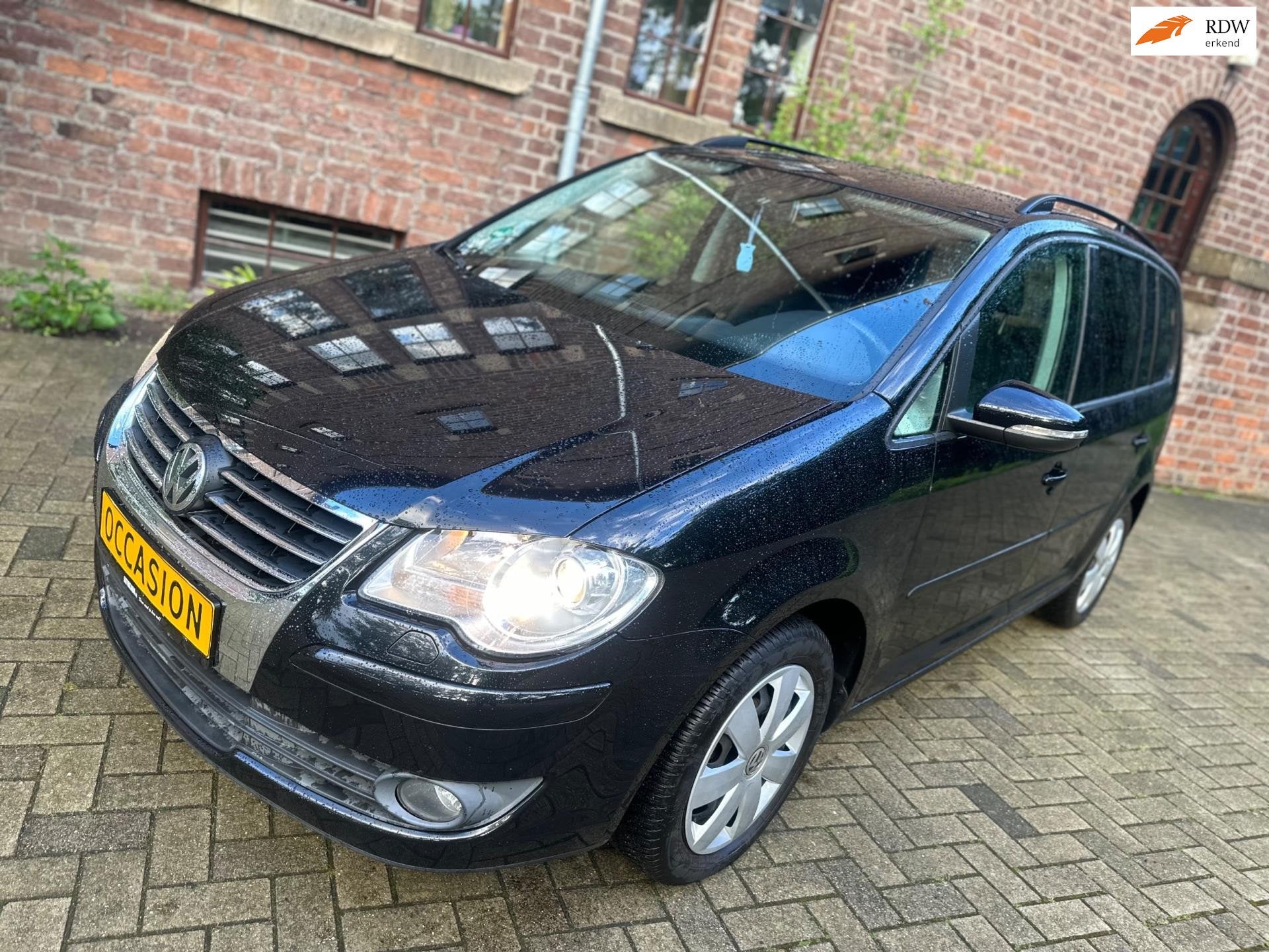 Volkswagen Touran 1.4 TSI Comfortline Zeer Nette Auto, Auto's, Volkswagen, Voorwielaandrijving, Gebruikt, 4 cilinders, Zwart