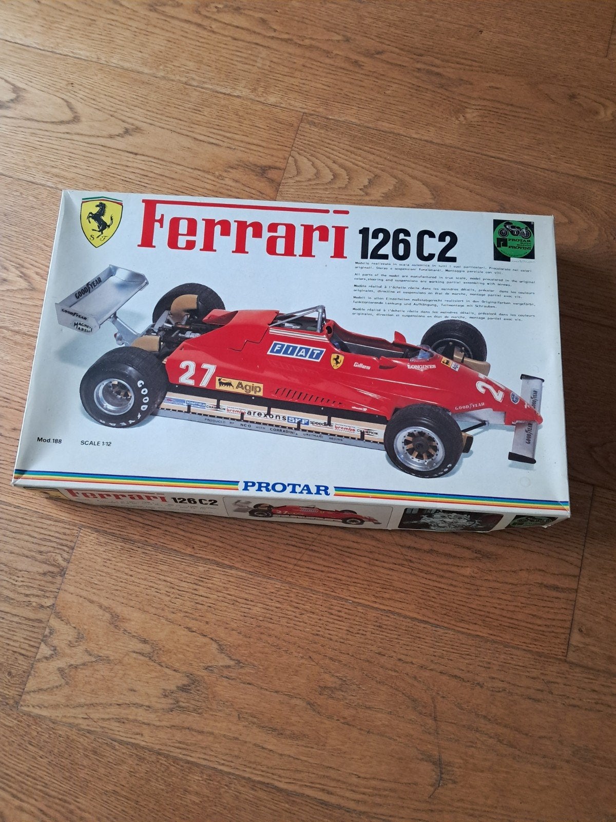 Protar Ferrari 126 c2 1:12, Auto, Groter dan 1:32, Nieuw, Ophalen