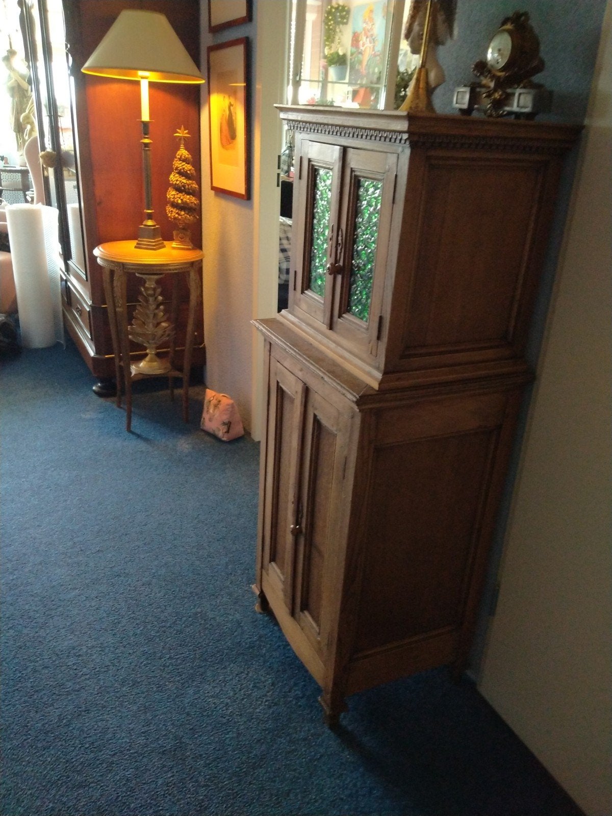 Antieke kast -  kleine kast - bv op een kinderkamer of hal, Antiek en Kunst, Ophalen