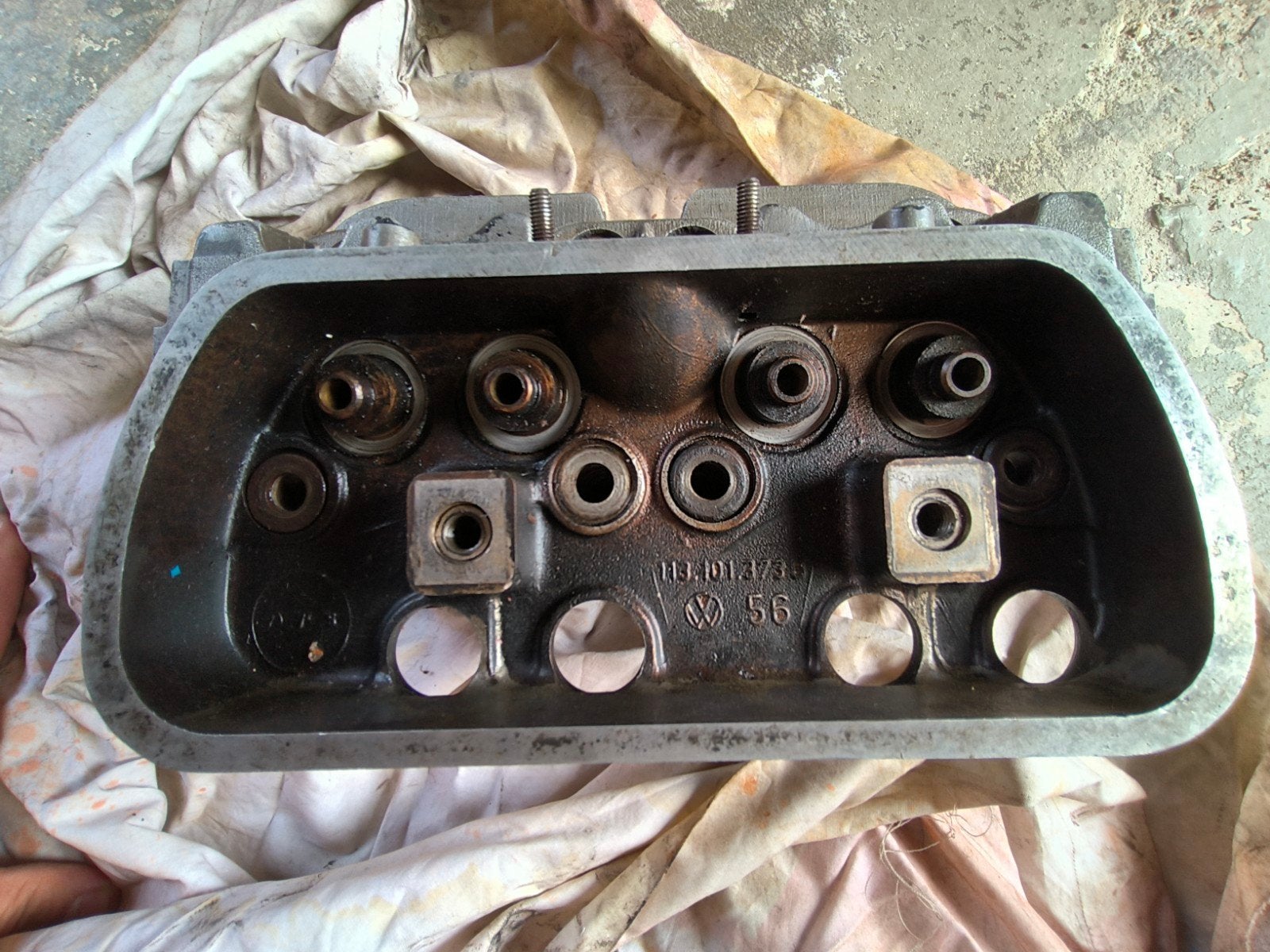 Cilinderkop Volkswagen Kever 1300cc enkelpoorts, Auto-onderdelen, Motor en Toebehoren, Ophalen of Verzenden, Gebruikt, Volkswagen