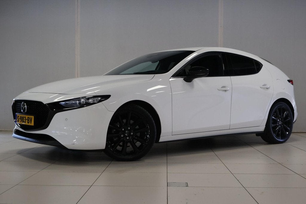 Mazda 3 2.0 e-SkyActiv-G M Hybrid 150 Homura ., Voorwielaandrijving, 1998 cc, Stof, Gebruikt