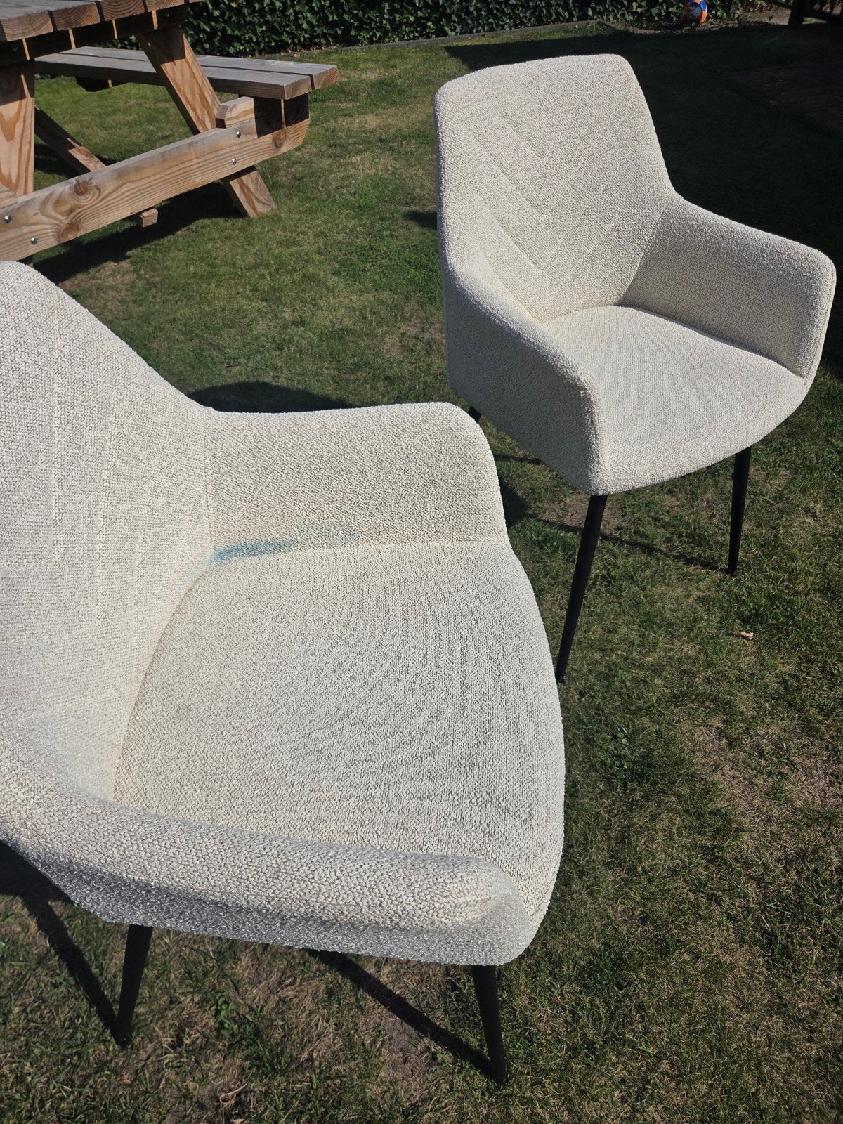 Set van 6 eetkamerstoelen, Huis en Inrichting, Stoelen, Ophalen, Overige kleuren, Modern, Scandinavisch, Zo goed als nieuw