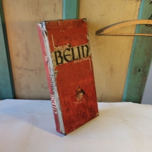 Blik Biscuits Belin Château Thierry koekjes origineel metaal, Ophalen of Verzenden