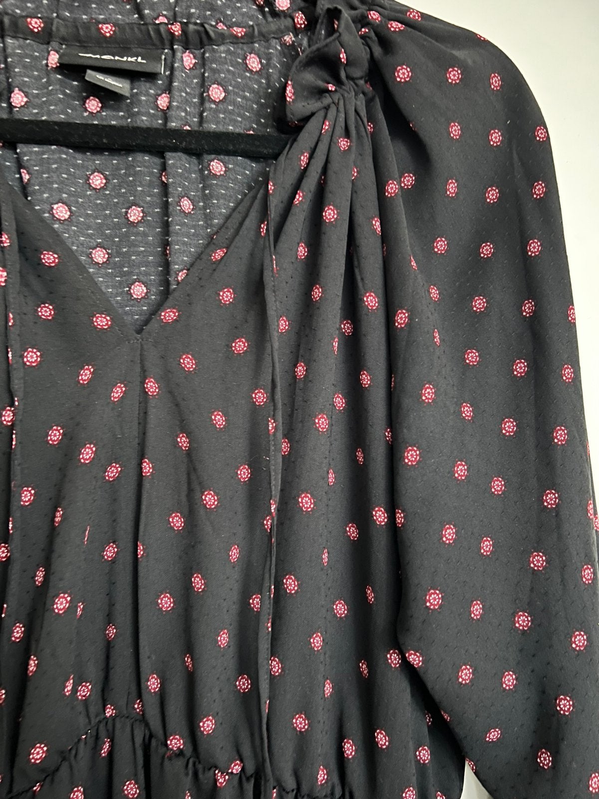 Lange jurk zwart met elastische taille, Meerkleurig, Ophalen of Verzenden, Zo goed als nieuw, Maat 36 (S)