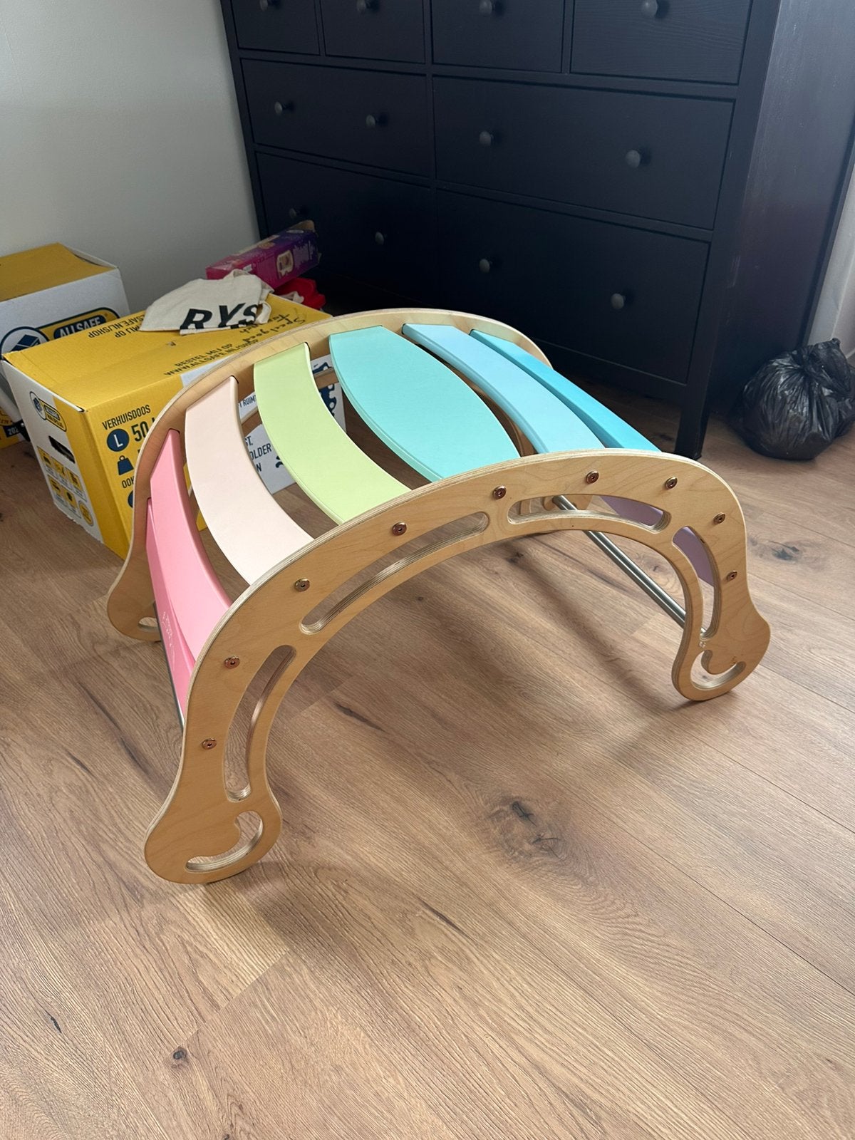 Jindl montessori Rocker | klimboog, Ophalen, Zo goed als nieuw