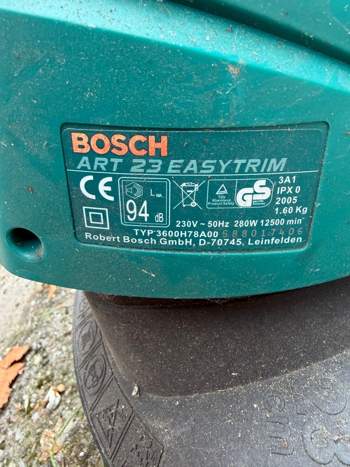 Bosch ART 23 Easytrim elektrische grastrimmer, Tuin en Terras, Ophalen, Cirkelmaaier, Gebruikt, Elektrische grasmaaier