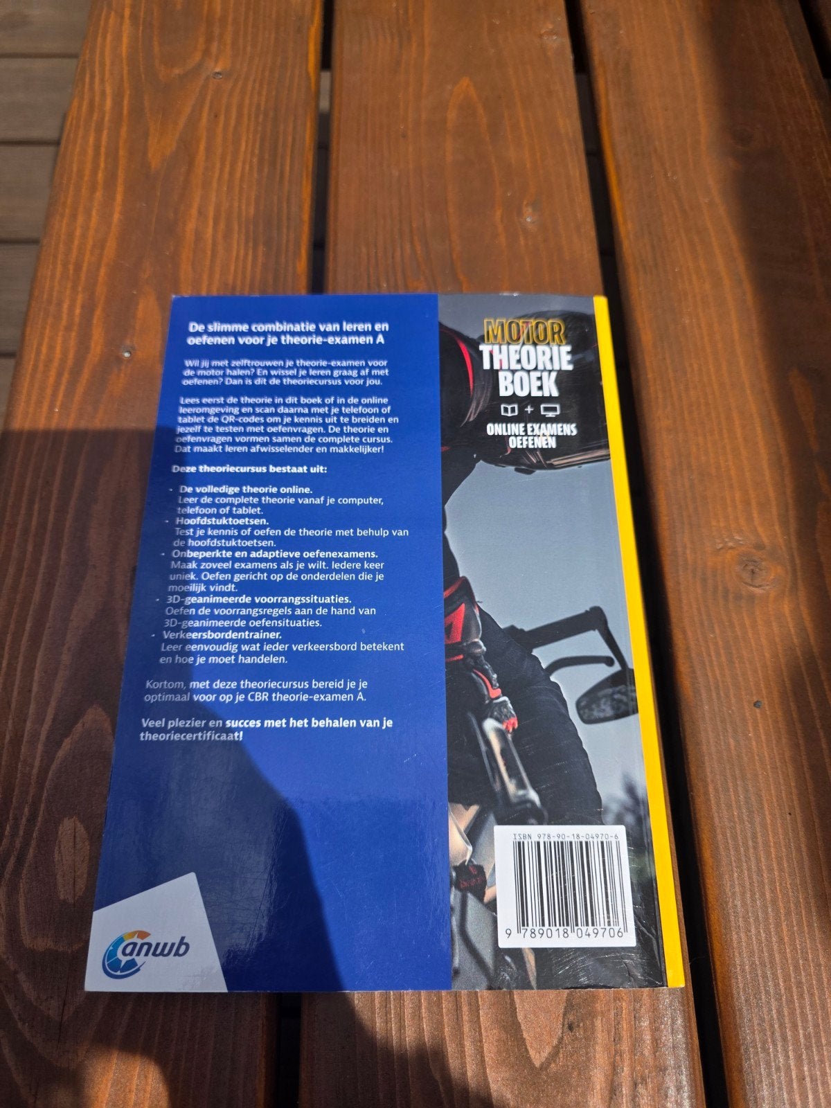 ANWB Motor Theorieboek (papierenboek), Boeken, Studieboeken en Cursussen, Ophalen of Verzenden, Gelezen