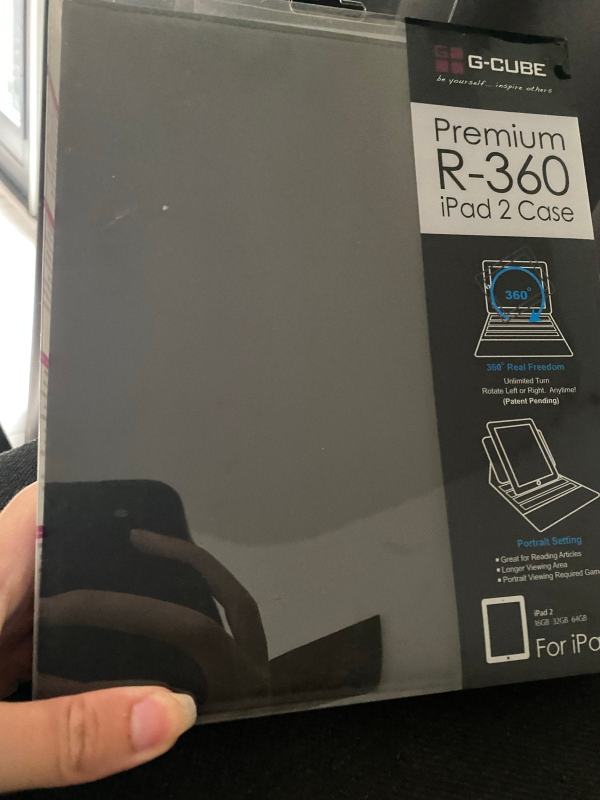 G-CUBE Premium R-360 iPad 2 Case - Nieuw in verpakking, Verzenden, Nieuw, Apple iPad