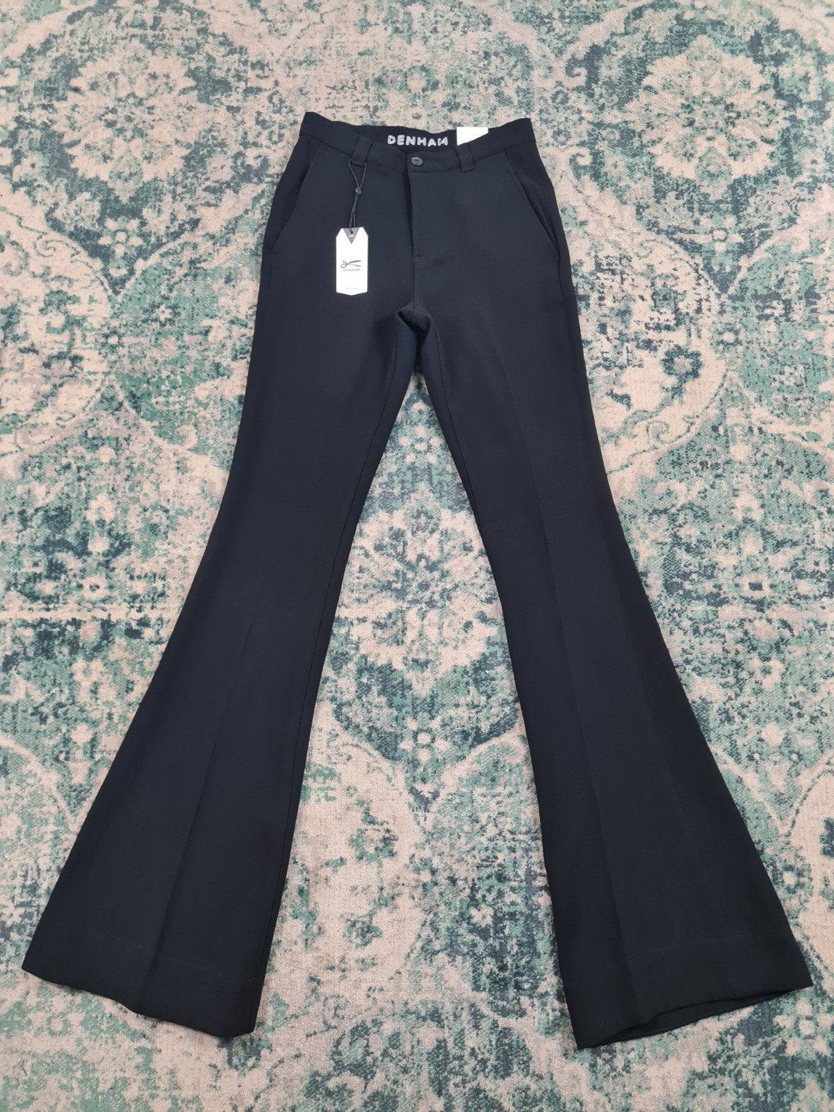 Denham Jane High Rise Flare Fit W25 L34 Nieuw Tulsi2534, Ophalen of Verzenden, Nieuw, Zwart, W30 - W32 (confectie 38/40)