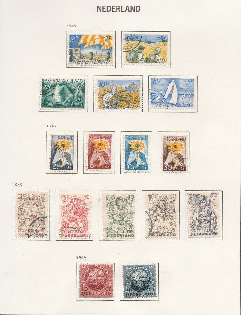 no 43 Nederland 4 serie;s, Ophalen of Verzenden, Gestempeld
