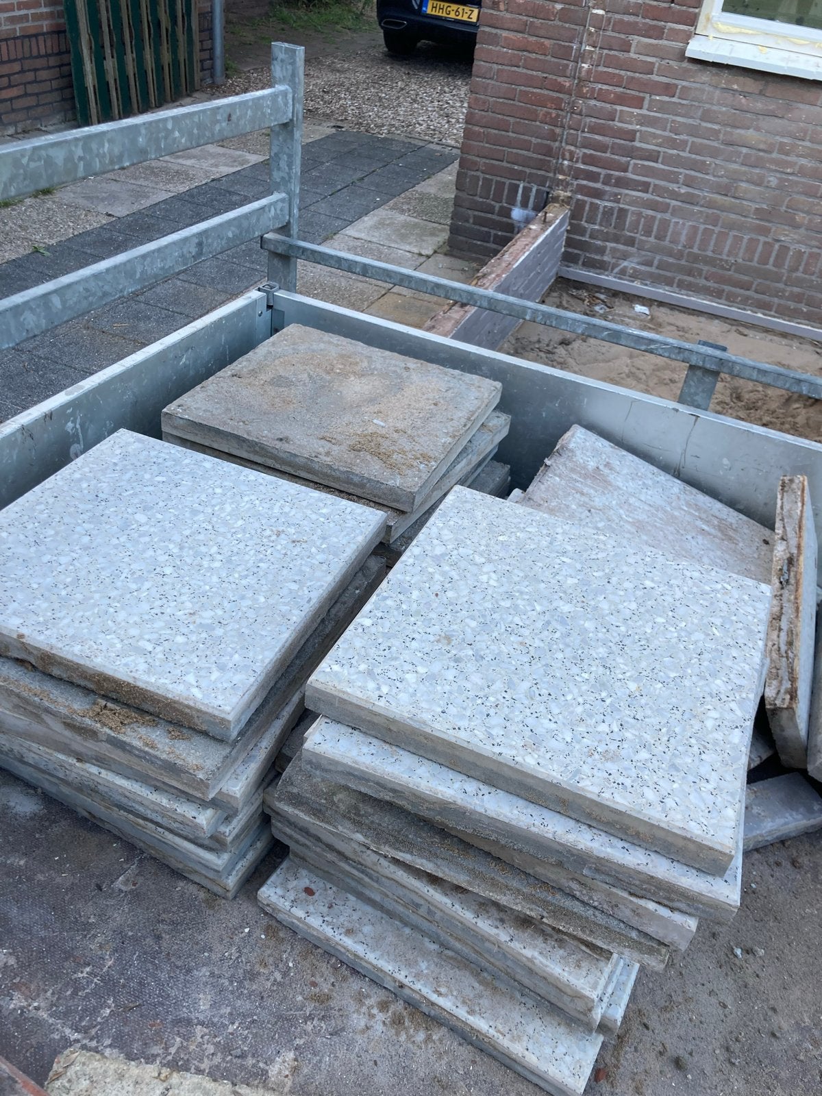 28 Terrazzo Vloertegels - Gebruikt, Ophalen, Overige materialen, Gebruikt, 5 tot 10 m²