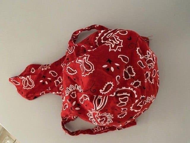 baby zonnehoedje hoofddoekje rood met nekbescherming, Verzenden, Nieuw, Jongetje of Meisje
