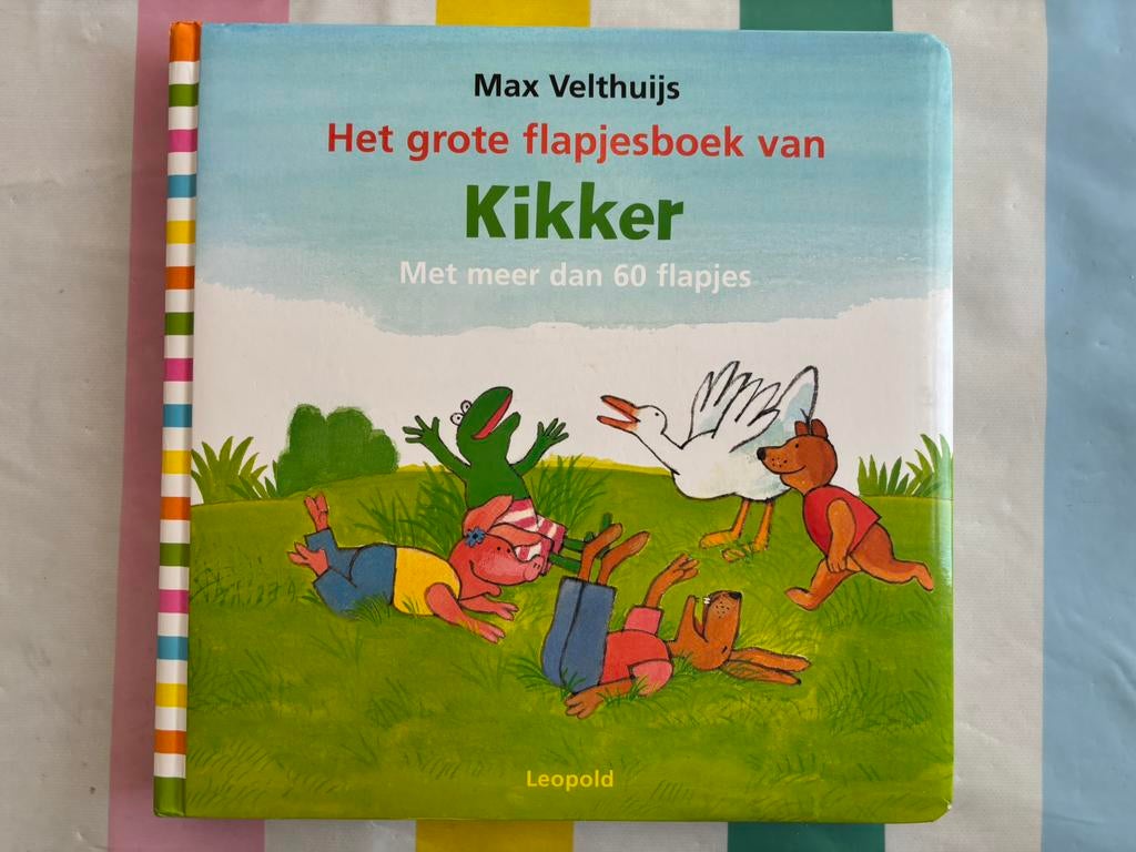 3x KIKKER: Het grote flapjesboek/badmemory/stoffen boekje, Boeken, Ophalen of Verzenden, Gelezen, 2 tot 3 jaar