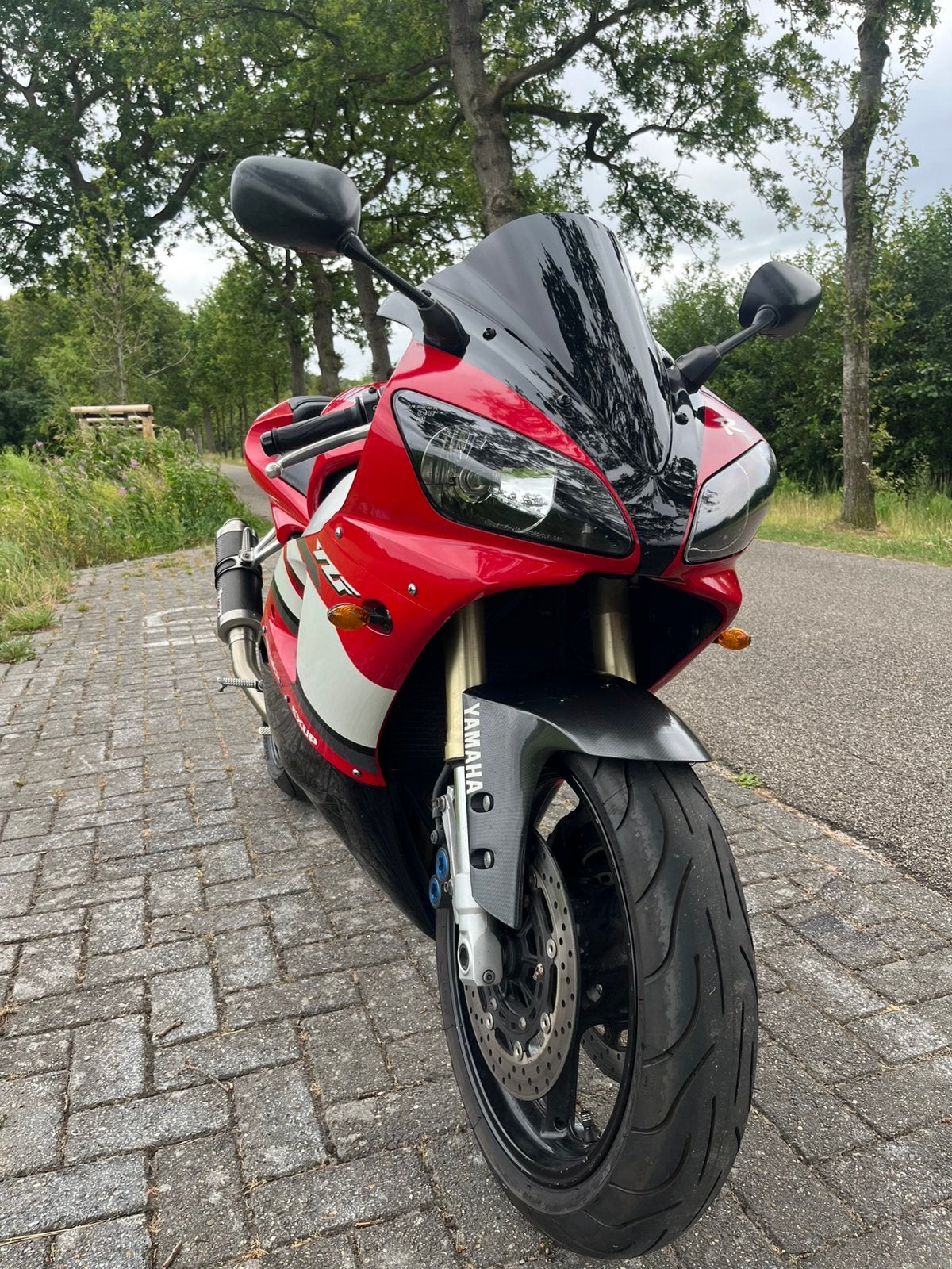 Zeer Nette Yamaha YZF R1 2001 Rood, Motoren, Motoren | Yamaha, 4 cilinders, Motorrijbewijs A, Super Sport, Particulier
