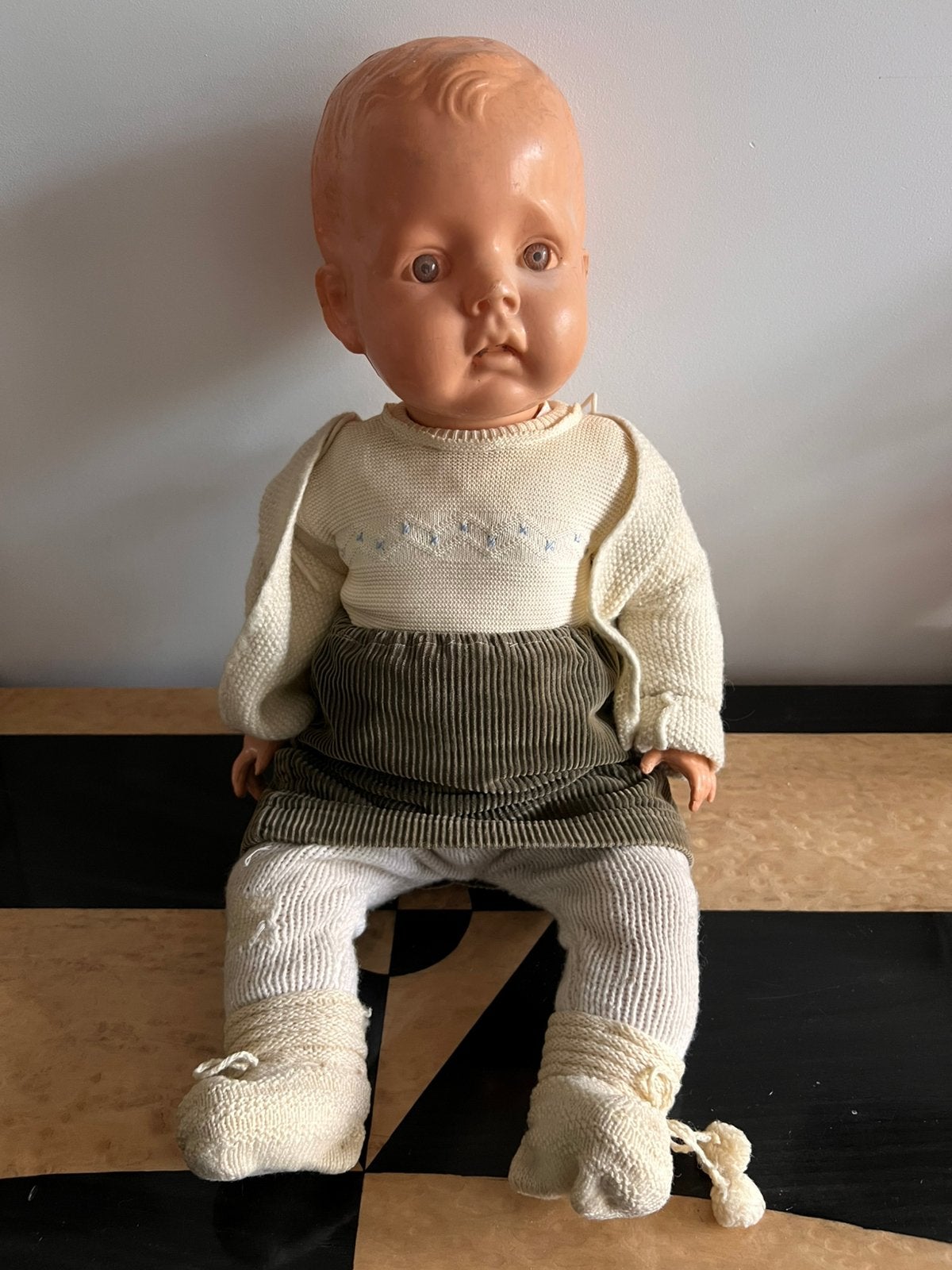 Grote pop van Wildebras, Verzamelen, Poppen, Ophalen of Verzenden, Gebruikt, Pop