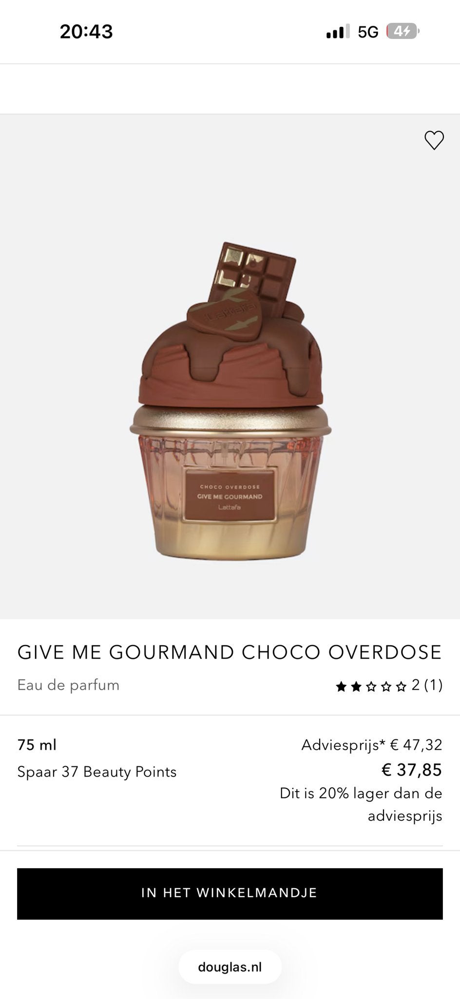 Give Me Gourmand Eau de Parfum 75 ml - Diverse geuren, Ophalen of Verzenden, Zo goed als nieuw