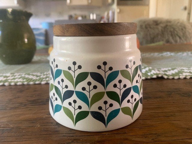 Zweeds merk Sagaform pot met deksel retro design, Overige typen, Ophalen of Verzenden, Zo goed als nieuw, Overige stijlen