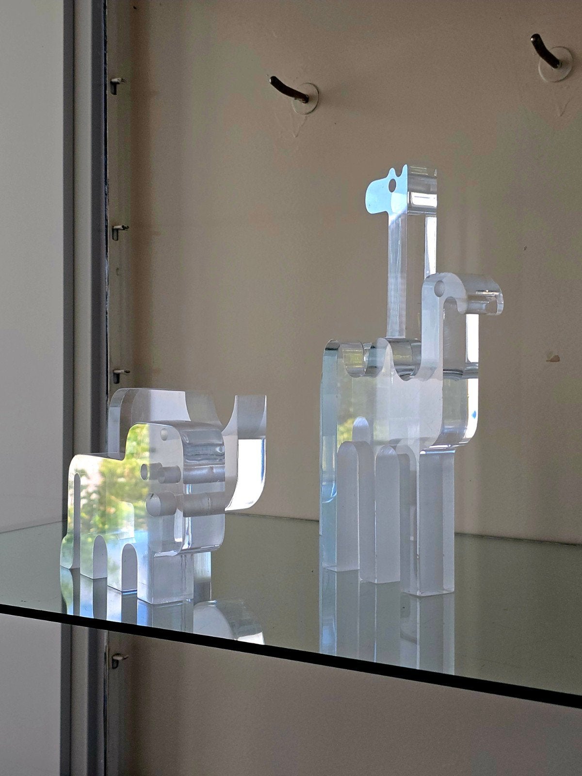 Iconische set Silvio Russo Guzzini - 4x dieren, Antiek en Kunst, Kunst | Designobjecten, Ophalen of Verzenden