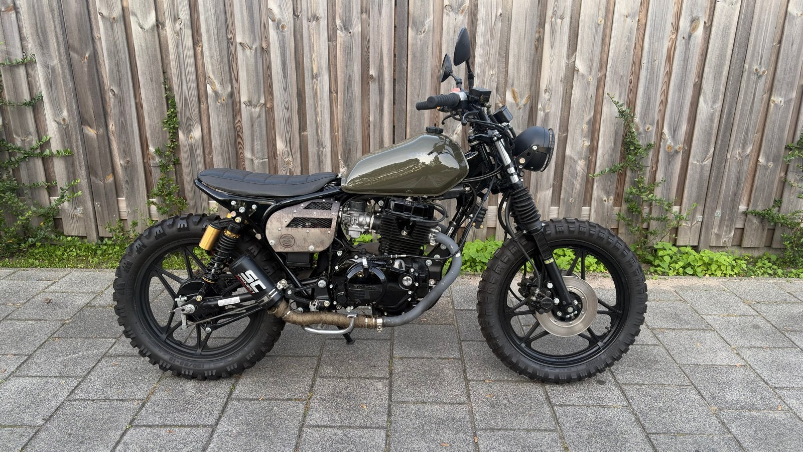 Unieke Honda Scrambler CB450N - Custom Build, Motoren, 450 cc, 2 cilinders, Gebruikt, Particulier