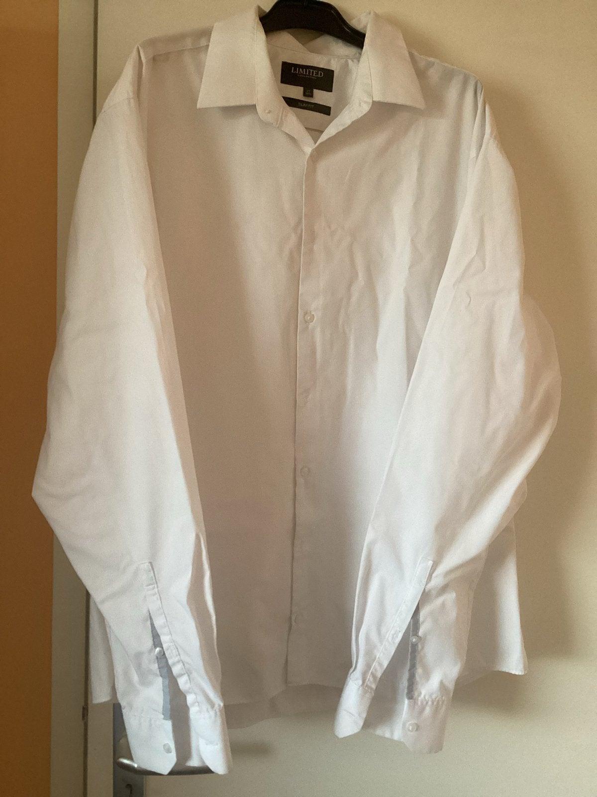 Wit Limited Collection Slim Fit Overhemd - Halswijdte 47cm, Kleding | Heren, Overhemden, Ophalen of Verzenden, Zo goed als nieuw