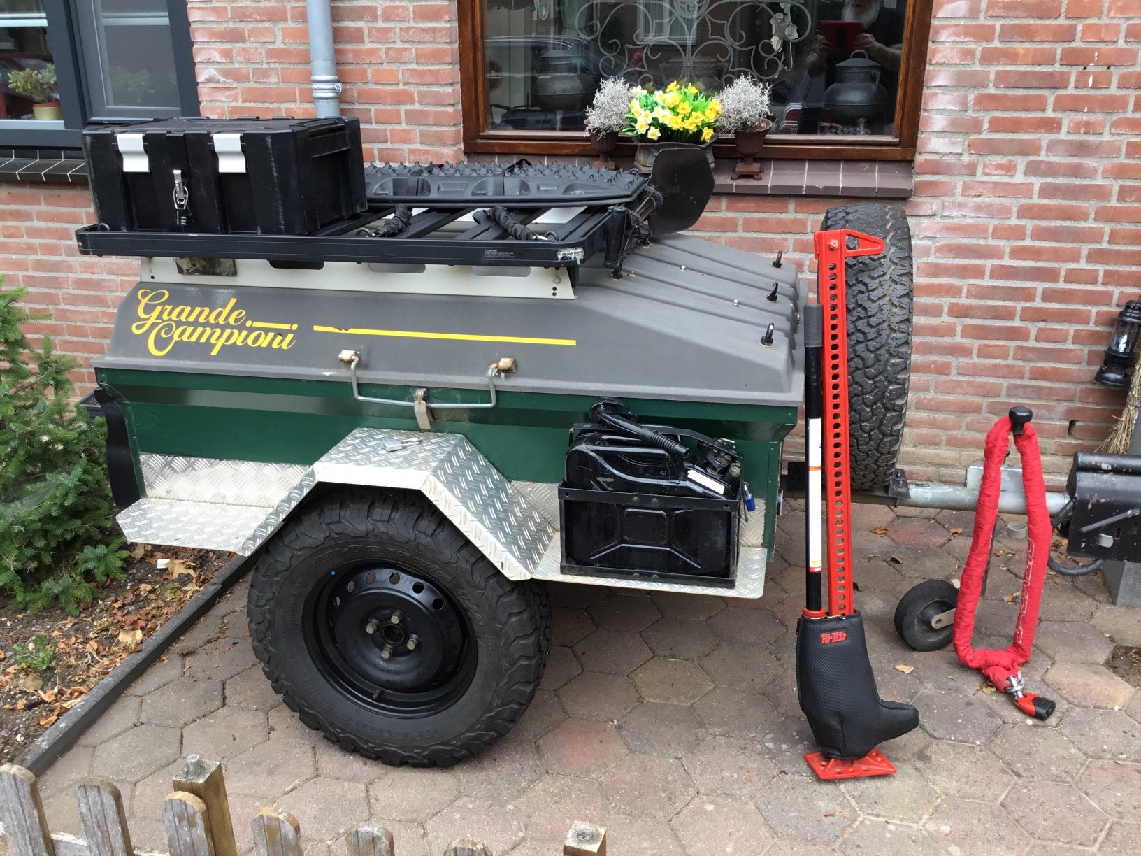 4x4 expeditie trailer, Auto diversen, Aanhangers en Bagagewagens, Ophalen, Gebruikt