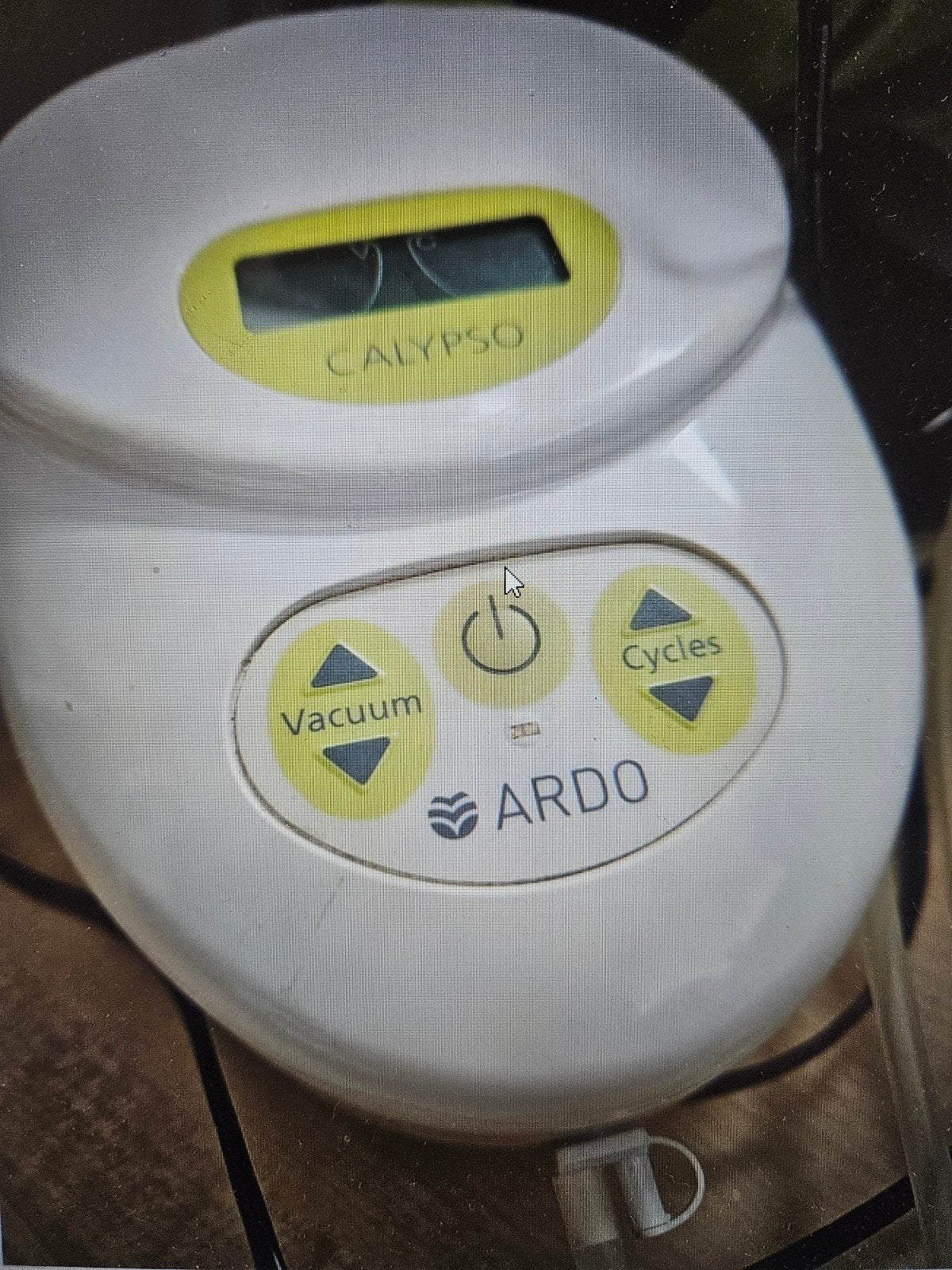 Ardo Calypso borstkolf met complete set accessoires, Ophalen, Gebruikt