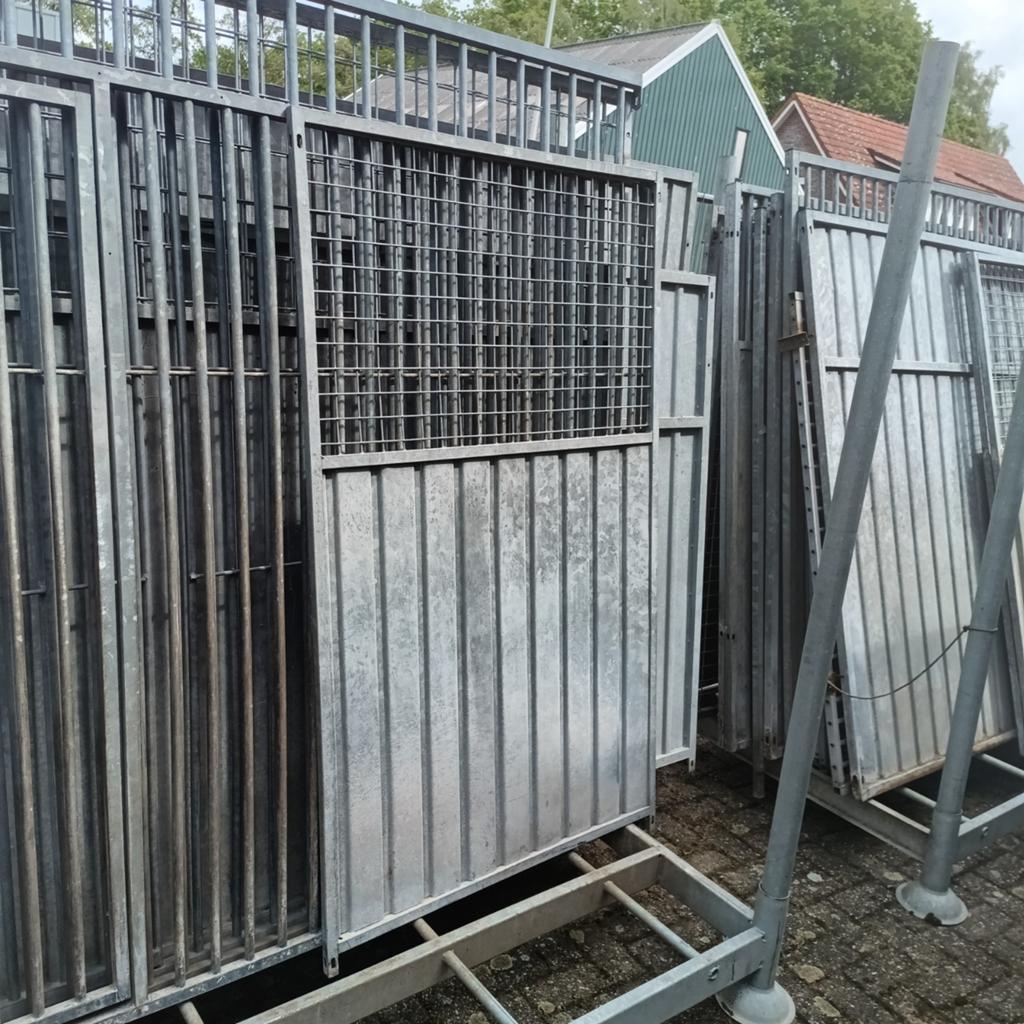 1 stuks 1m breed 180 hoog 2/3 dicht damwand kennelpaneel, Ophalen, 110 cm of meer, 100 cm of meer