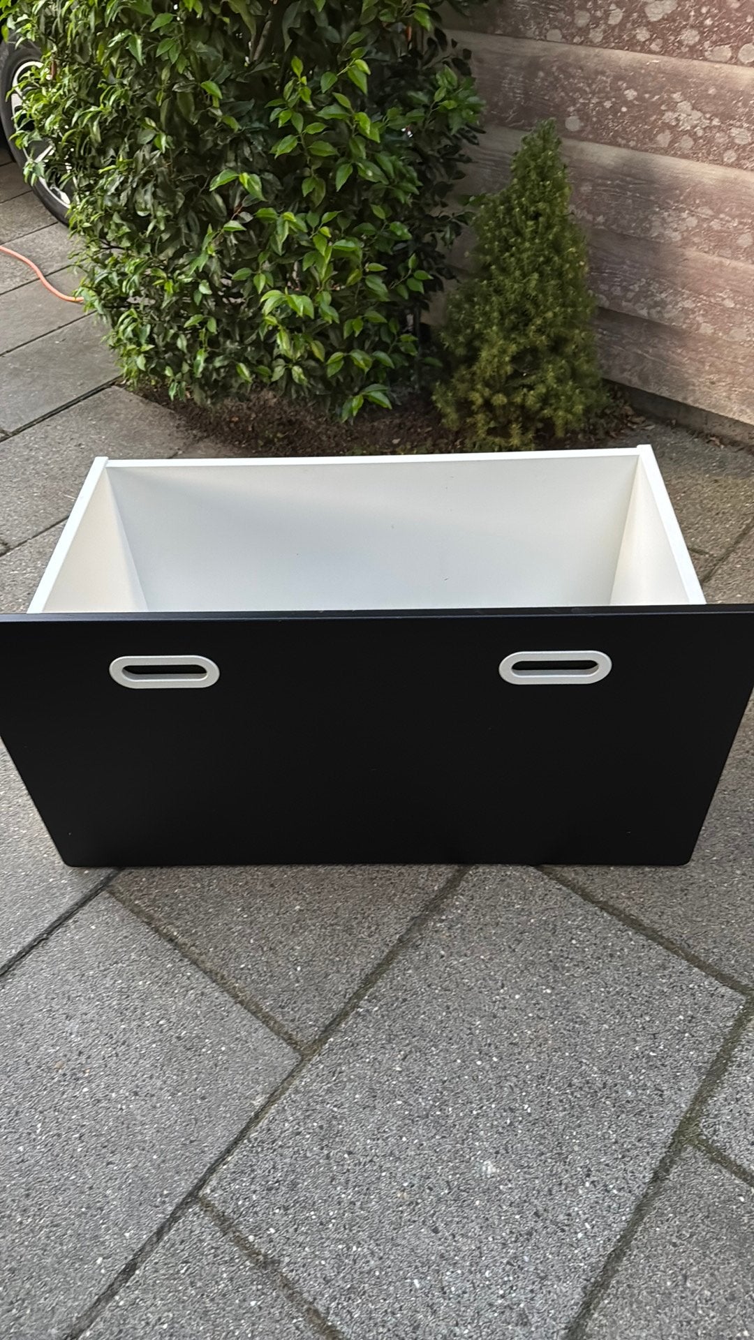 Ikea Fritids/ Stuva speelgoedkist zwart/ wit, Ophalen, Gebruikt, Overige typen