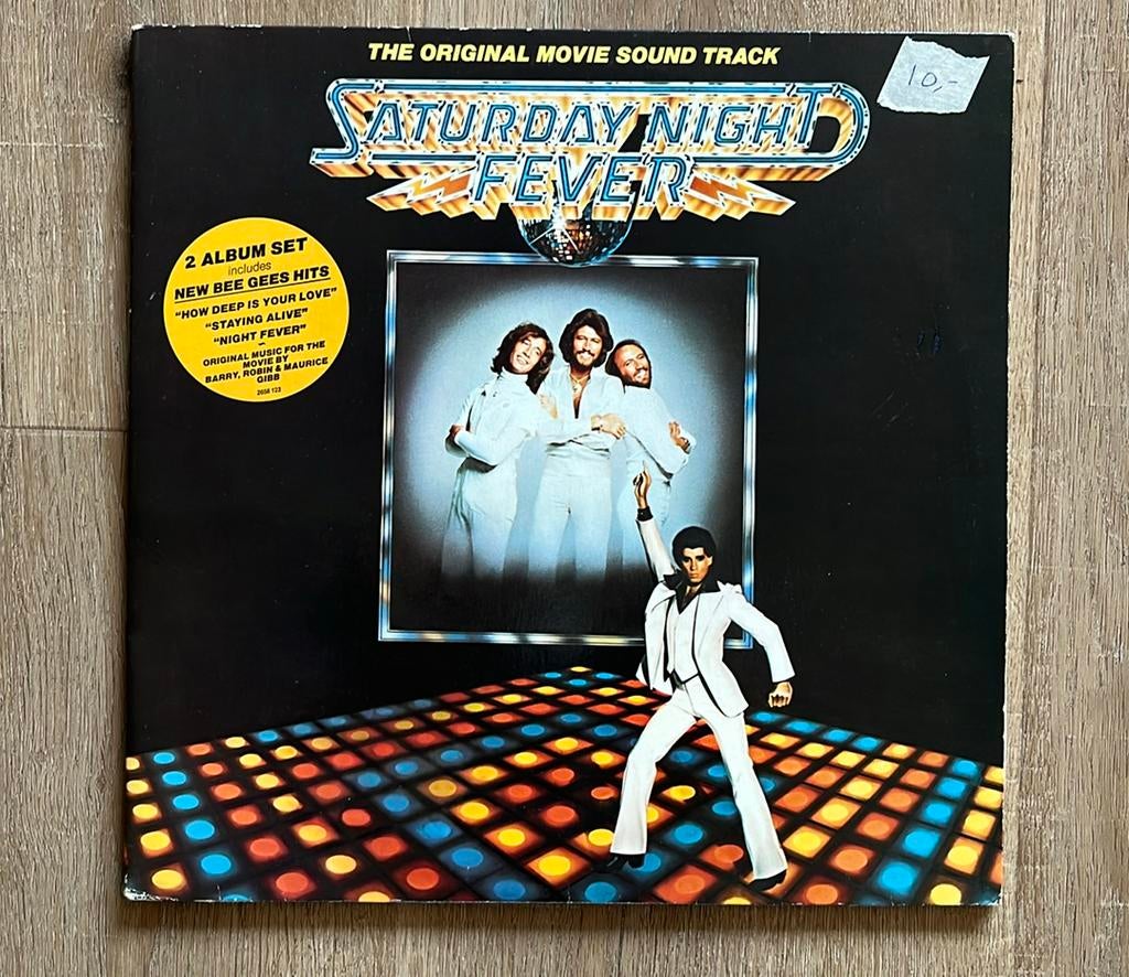 LP Various Artists - Saturday Night Fever (soundtrack), Cd's en Dvd's, Vinyl | Filmmuziek en Soundtracks, Gebruikt, Ophalen of Verzenden