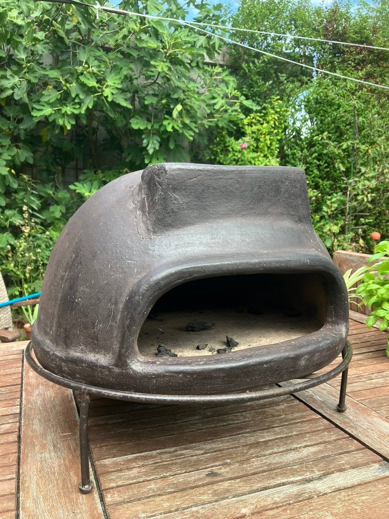 pizza-oven houtgestookt, Tuin en Terras, Pizzaovens, Ophalen, Gebruikt, Terra cotta