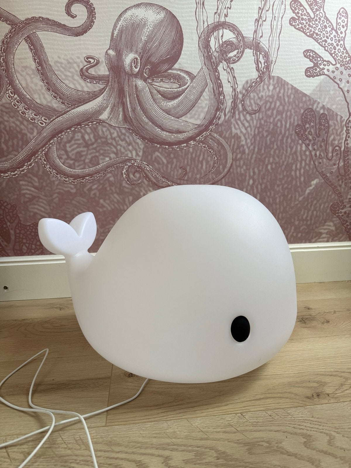 Walvis xl lamp - wit, kinderkamer decoratie, Ophalen, Gebruikt, Overige merken, Wit
