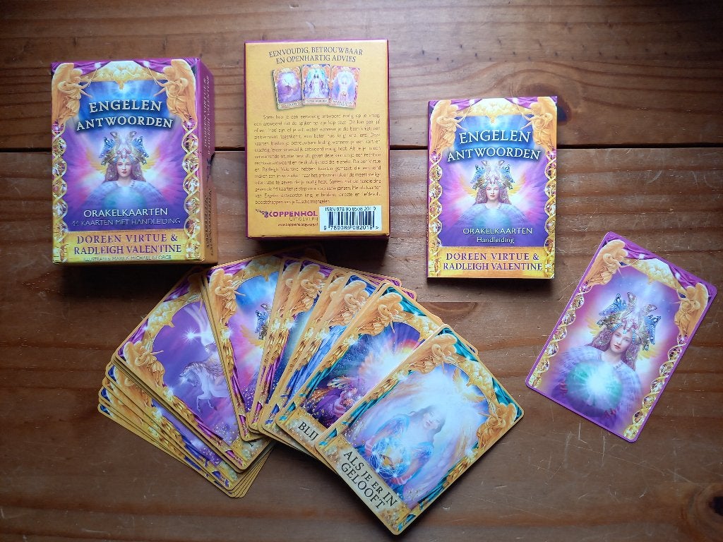 Kaartendeck Engelen Antwoorden Doreen Virtue, Tarot of Kaarten leggen, Overige typen, Ophalen of Verzenden, Zo goed als nieuw