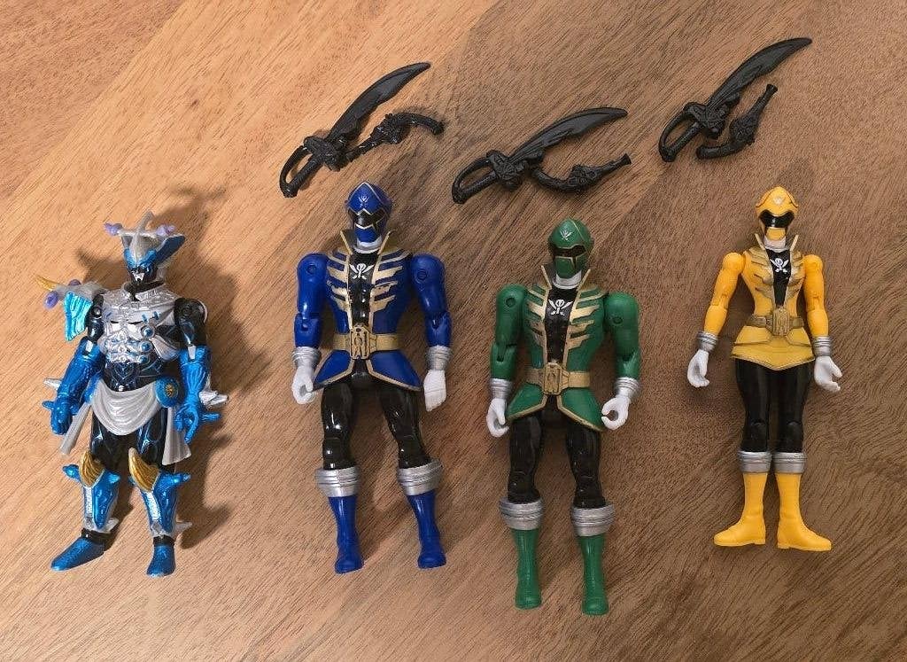 Power rangers actiefiguren, Ophalen of Verzenden, Gebruikt