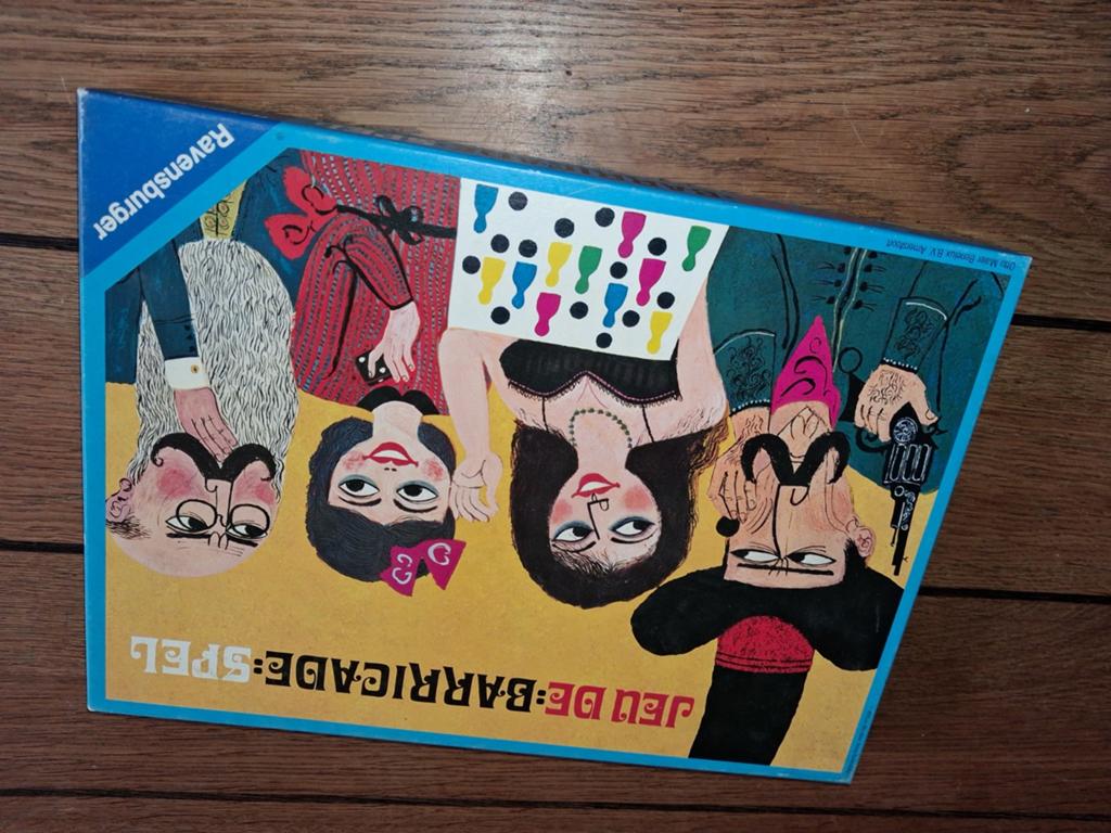 Jeu de barricade  spel  bordspel vintage 6 spelers, Ophalen of Verzenden, Meer dan 50 stukjes