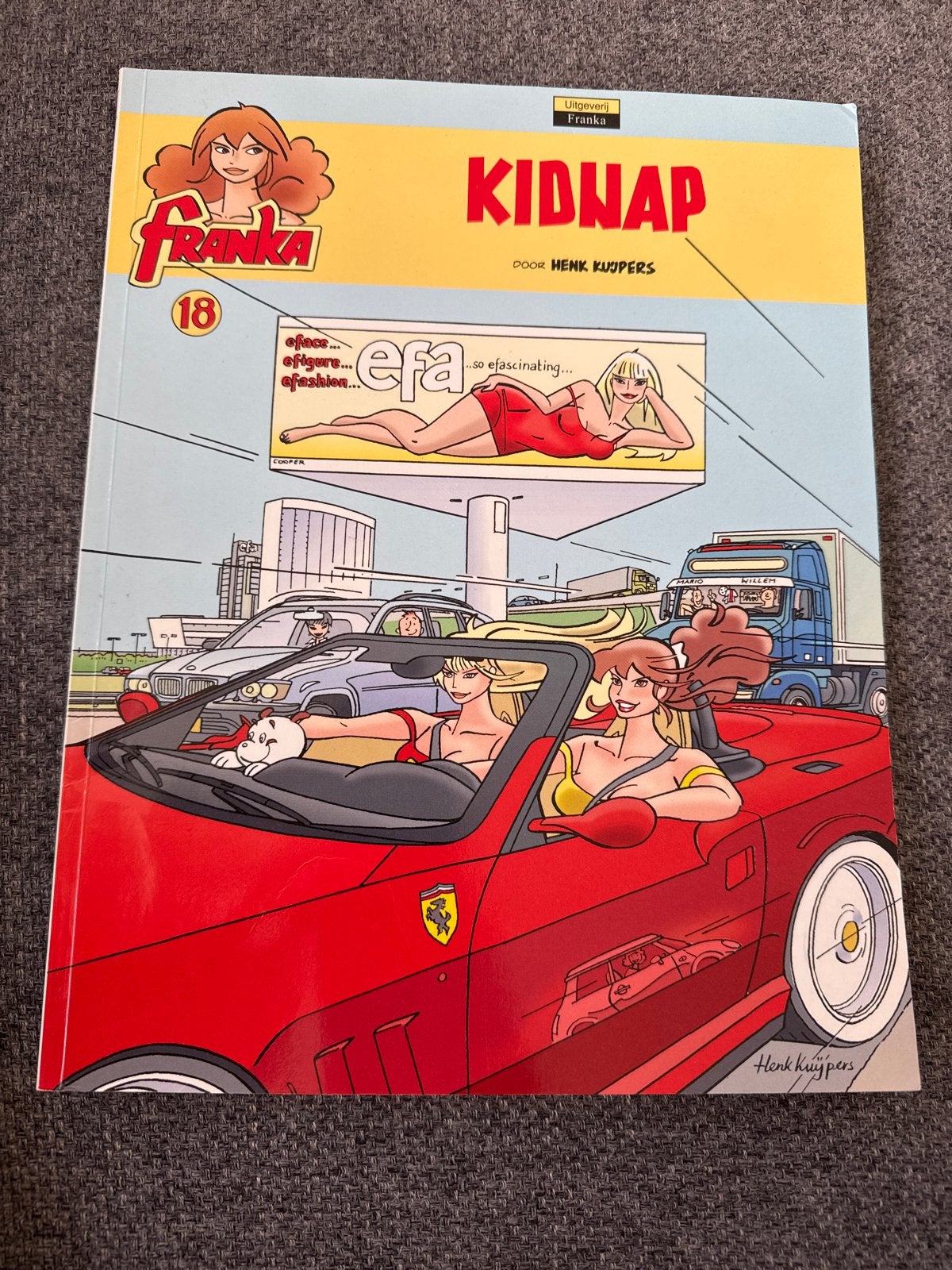 Franka - Kidnap (deel 18) door Henk Kuijpers, Eén stripboek, Ophalen of Verzenden, Zo goed als nieuw